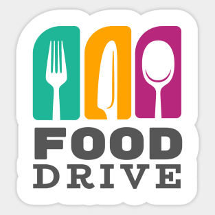 Food drive - Help others in need Sticker